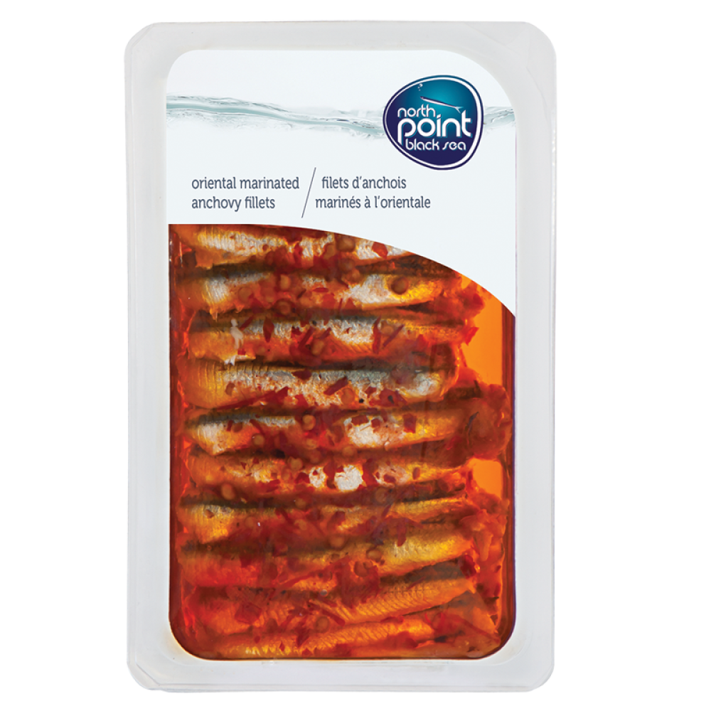 Acıbiber Soslu Hamsi Balığı Filetosu