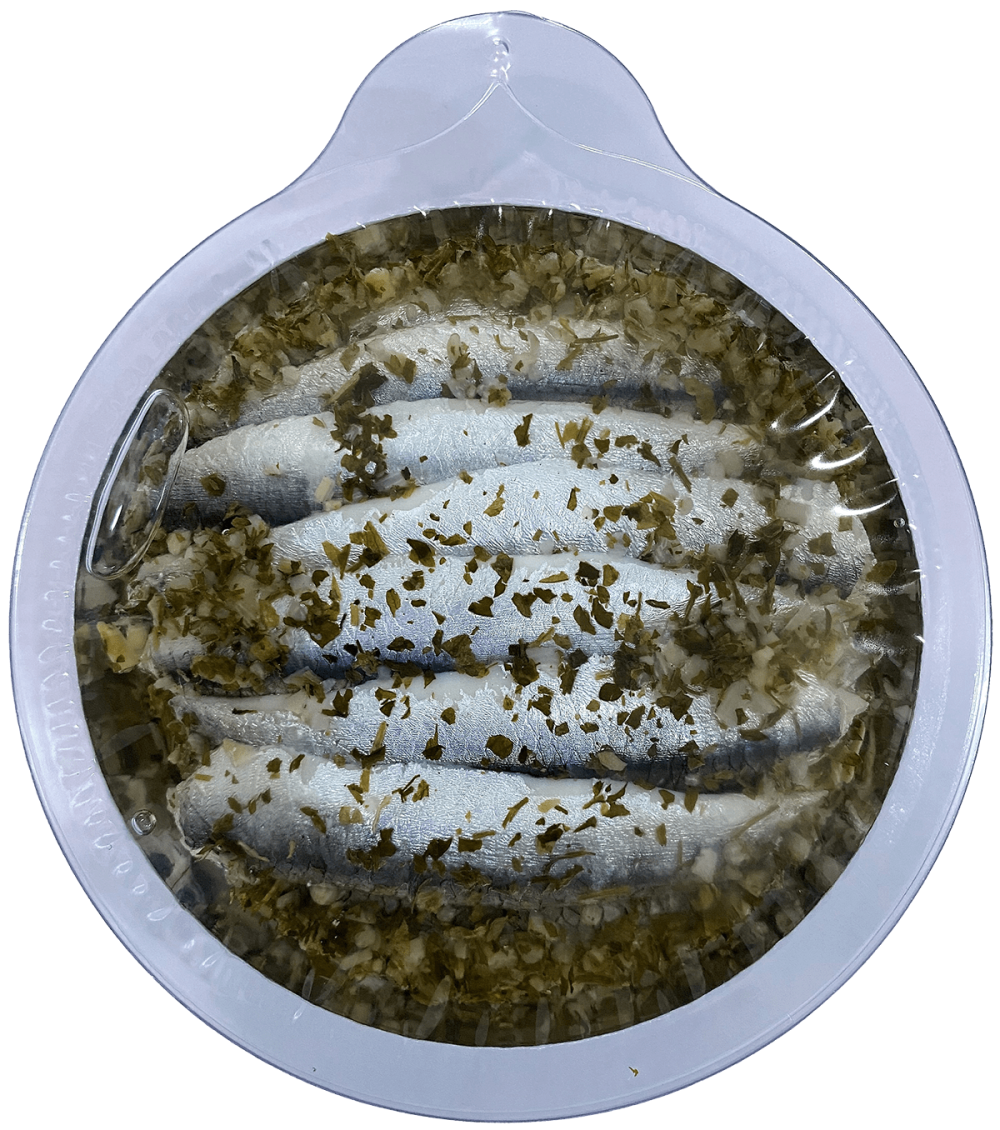 Sarımsaklı & Maydonozlu Hamsi Balığı Filetosu